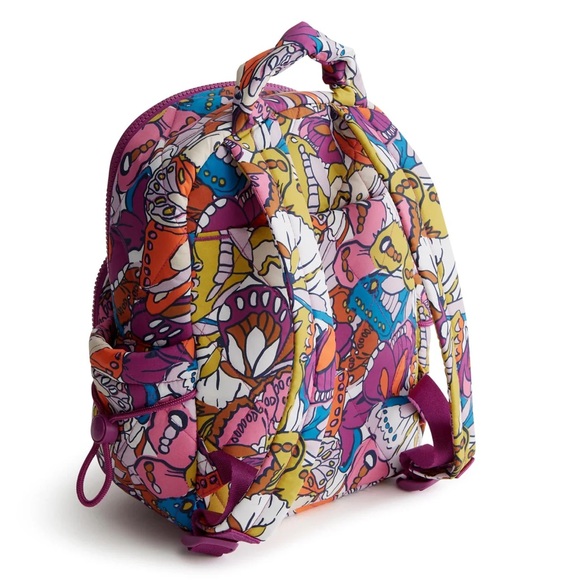 New Vera Bradley Small Bancroft Backpack Flutter Butterfly Featherweight NWT main image 4
